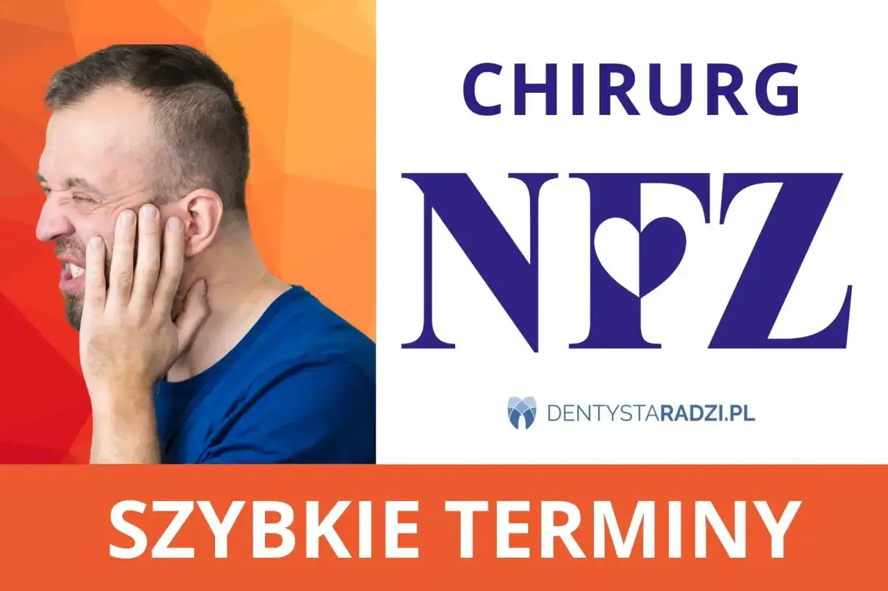 Mężczyzna z bólem zęba. Chirurg szczękowy na NFZ oferuje szybkie terminy.